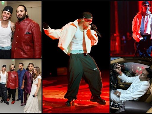 'Awful, someone pull up his pant': Justin Bieber wears ganji, boxers during performance, poses with Anant Ambani, Radhika; trolled