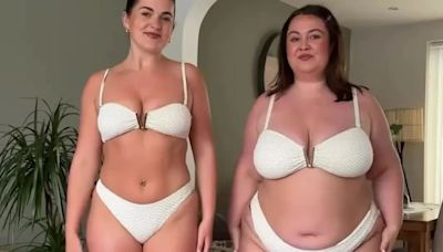 I’m a size 10 & my bestie is a 22 - Tesco's F&F swimwear is great on everybody