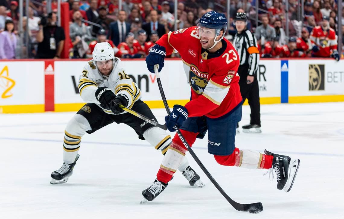 Stanley Cup Playoffs live updates: Boston Bruins 1, Florida Panthers 1, second period