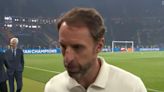 England fans react to BIZARRE interruption of Southgate's interview