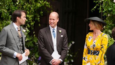 El príncipe Guillermo es anfitrión en la boda del duque de Westminster