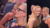 Adriane Galisteu tieta Meryl Streep e Nicole Kidman em evento nos EUA; veja o momento