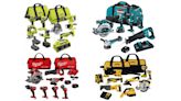 Discover savings on viral Milwaukee, DeWalt, Ryobi, and Makita tool kits – over $300 off