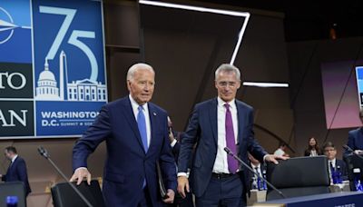 As NATO summit concludes with more U.S. military aid for Ukraine, many focus on Biden's high-stakes speech