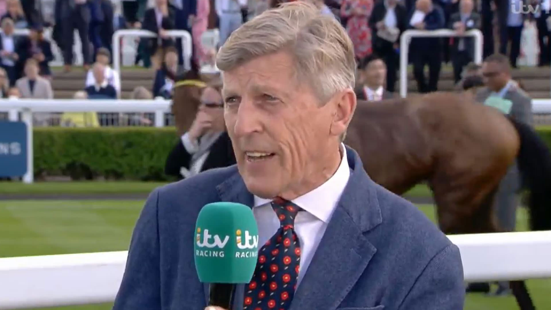 ITV Racing host forced to apologise after pundit's awkward blunder on live TV