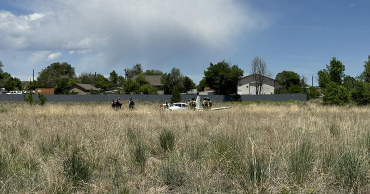 Colorado Springs Fire investigates small plane making emergency landing in field near Airport Road