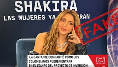 Alerta: emplean la voz de Shakira para promover estafa en las plataformas digitales