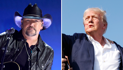 Jason Aldean dedicates controversial hit to Trump after assassination attempt