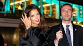 Katie Holmes Looked Incredible in a Black Dress and Sheer Tights in New York City