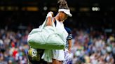 Naomi Osaka fights back tears after defeat to Emma Navarro