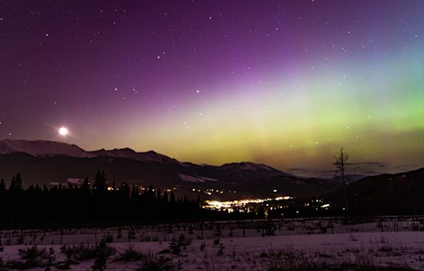 Aurora seen around Denver, across Colorado