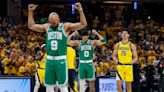 The Boston Celtics complete the sweep of the Indiana Pacers in the Eastern Conference finals