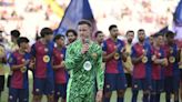 Ter Stegen: "Gracias, Xavi y Sergi Roberto"