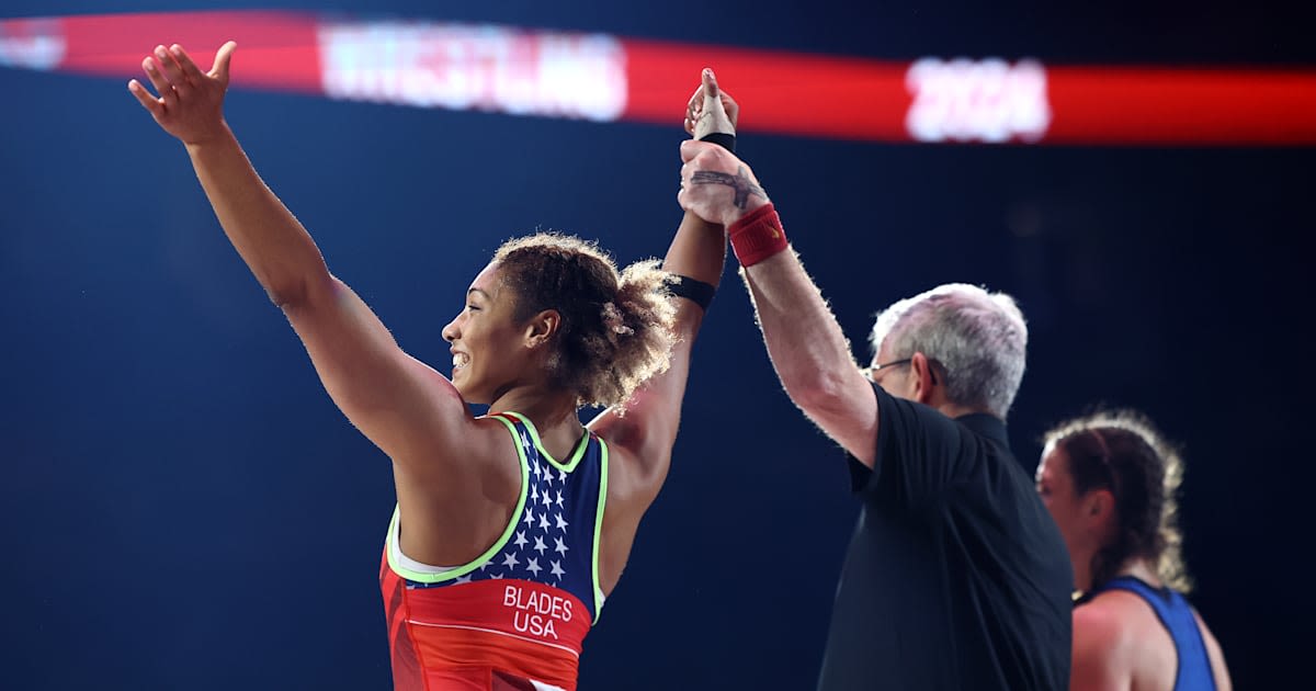 U.S. wrestler Kennedy Blades: 'The goal is Olympic gold'