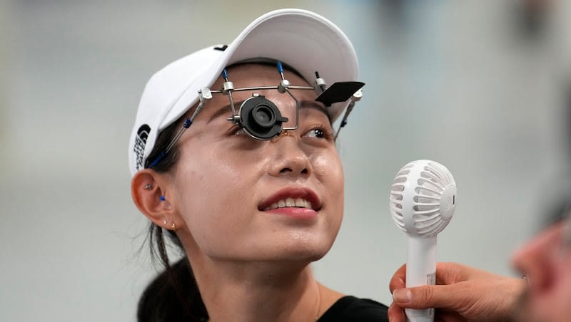 South Korean Olympic pistol shooter goes viral for striking appearance