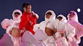 Rihanna plays the hits — and introduces a surprise guest — in Super Bowl halftime show