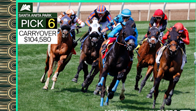 Santa Anita: Friday's Card To Feature Pick Six Carryover Of $104,580