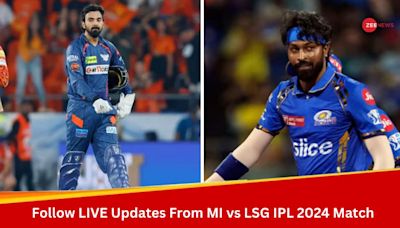 MI Vs LSG Live Cricket Score and Updates, IPL 2024: Hardik Pandya Vs KL Rahul