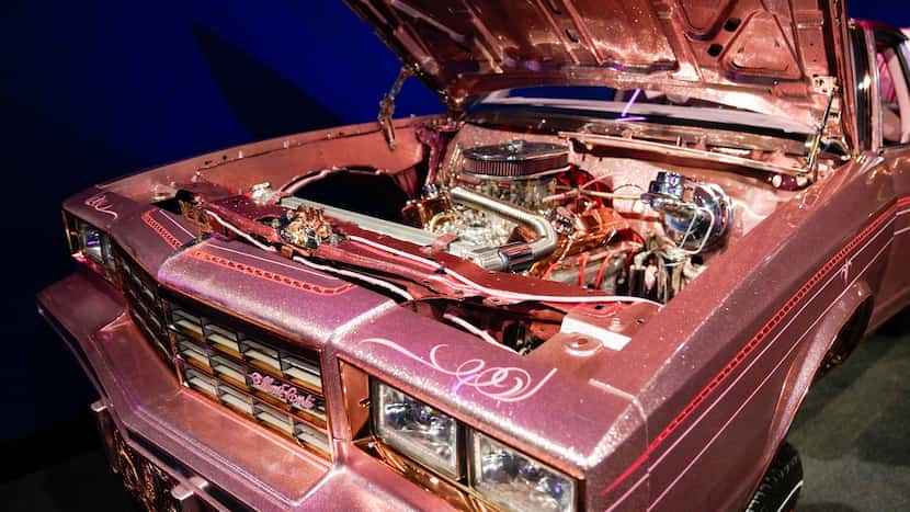 A pink, sparkly Dallas lowrider went viral on social media. Now, it’s in a Texas museum