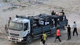 Hijacked: Humanitarian aid trucks traveling to Gaza had shipments seized