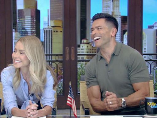 'Live's Kelly Ripa and Mark Consuelos learn why ankle socks are "canceled" from Gen Z members of their studio audience