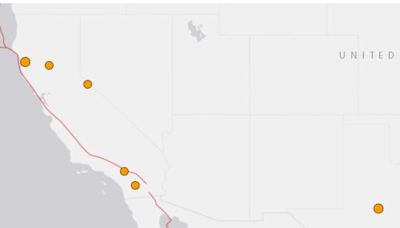 Seis sismos en menos de 24 horas sacuden California