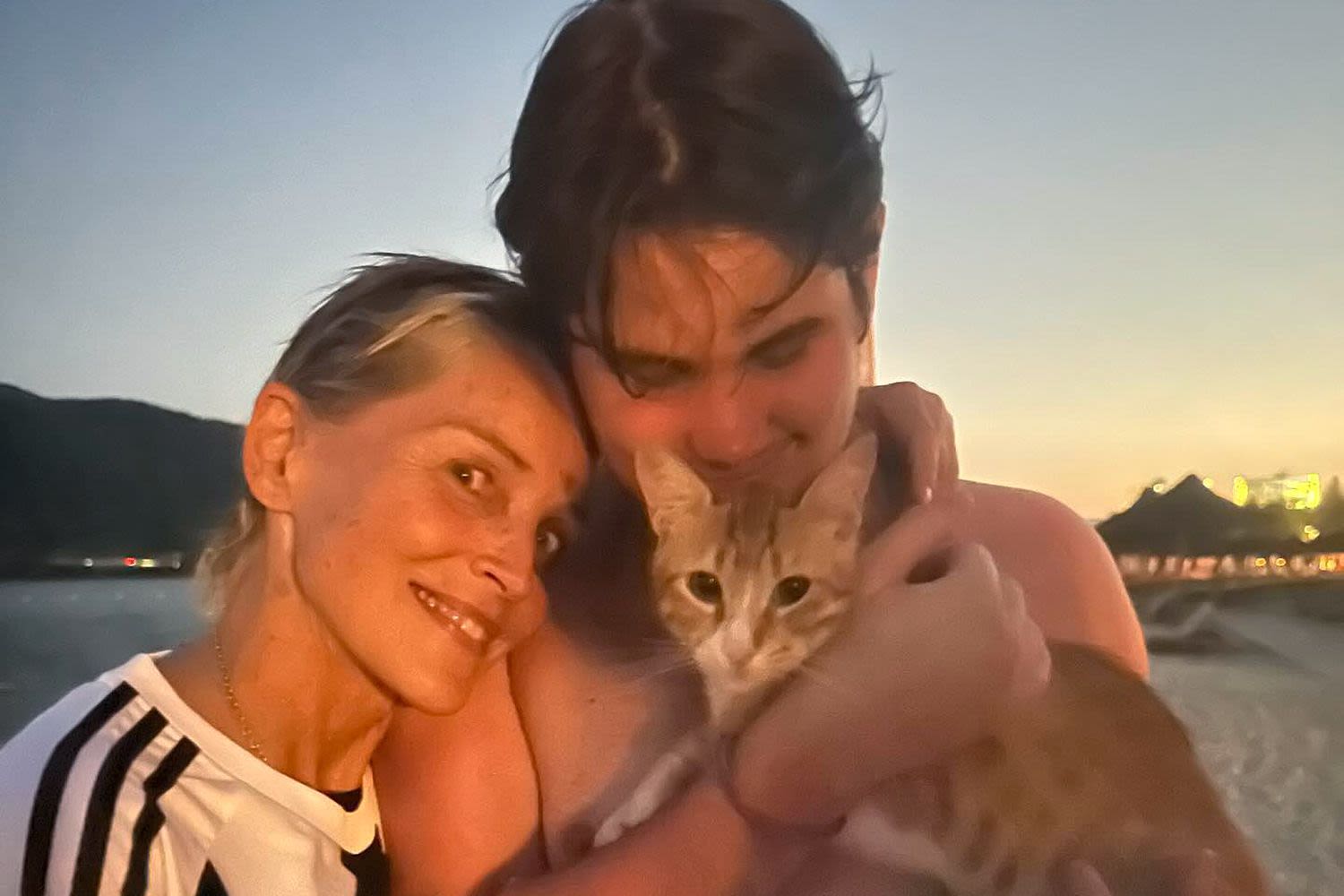 Sharon Stone Shares Bittersweet Photo from 'Last Trip Before College' with 19-Year-Old Son Laird