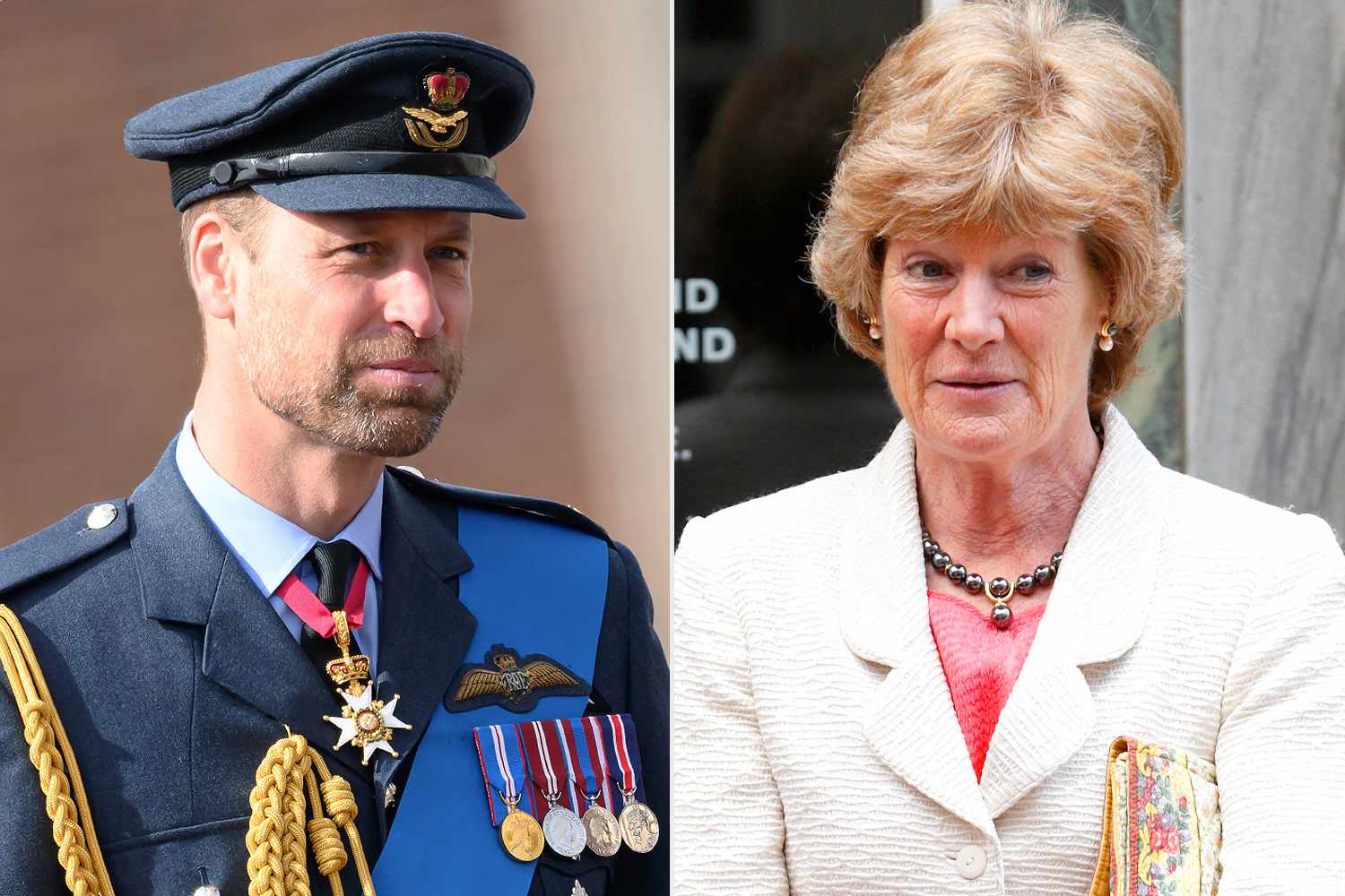 Princess Diana's Sister Lady Sarah McCorquodale Supports Prince William at Military Ceremony