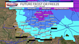 WEATHER NOW: Frost possible tomorrow morning, weekend storms ahead