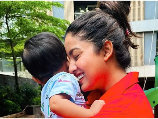 Ishita Dutta takes a social media break to enjoy first vacation with son Vaayu | Hindi Movie News - Times of India