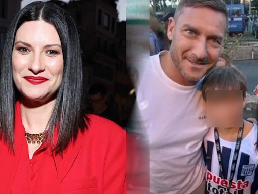 Sobrino de Laura Pausini luce camiseta de Alianza Lima firmada por Francesco Totti: “Hermosa la blanquiazul”