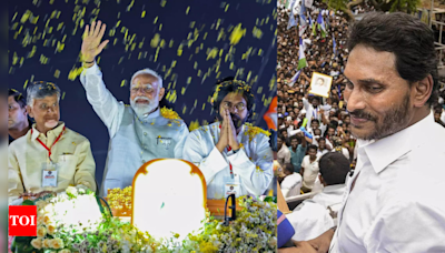 NDA, YSRCP jubilant over Andhra Pradesh exit polls, both groups confident of victory | Vijayawada News - Times of India