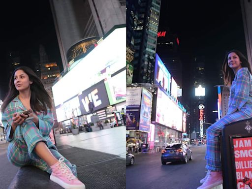 Shehnaaz Gill is all set for her US shows, shares pics from Times Square