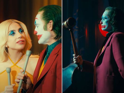 Watch Joaquin Phoenix, Lady Gaga belt songs, bash skulls in 'Joker: Folie à Deux' trailer