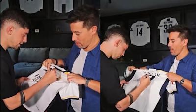 Fede Valverde imitó la firma de Vinicius Jr., Luka Modric y Taylor Swift: “Quería la firma de ellos…”