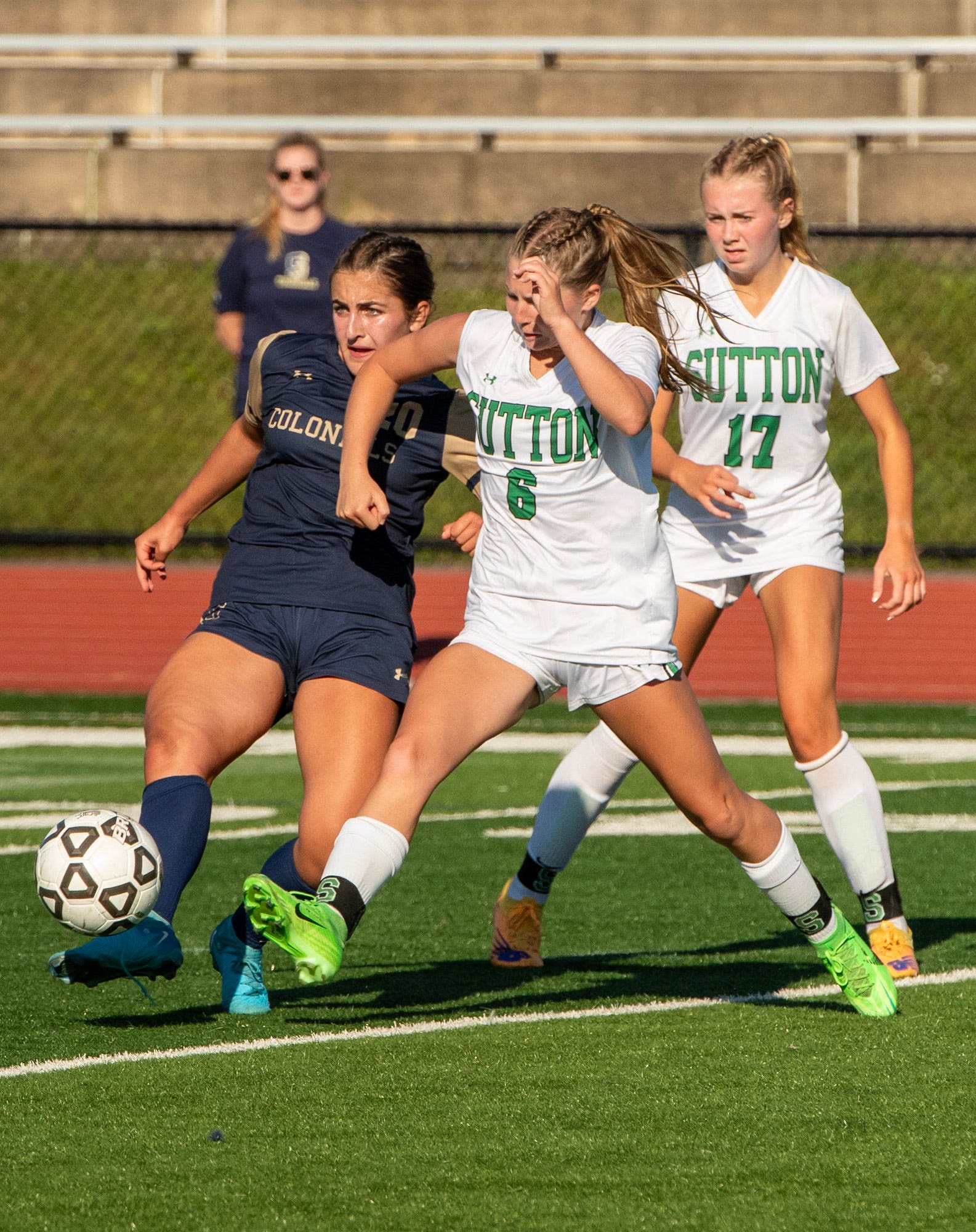 Who is on top of the first Central Mass. Girls' Soccer Coaches Association Poll?