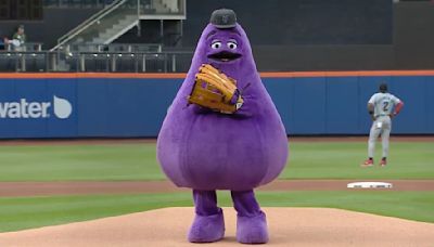 Mets Fans Credit Grimace—the McDonald's Mascot—for Team's Winning Streak
