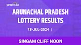 Arunachal Pradesh Lottery Singam Cliff Noon Winners July 18 - Check Results!