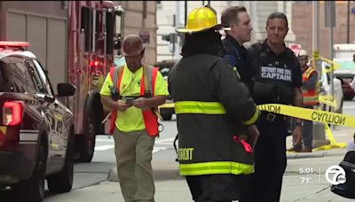 Manhole cover blows off, woman transported to hospital after Detroit explosion