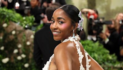 Ayo Edebiri Is a Floral Goddess in Stunning Met Gala Debut, Reacts to Paul Mescal Rom-Com Rumors (Exclusive)