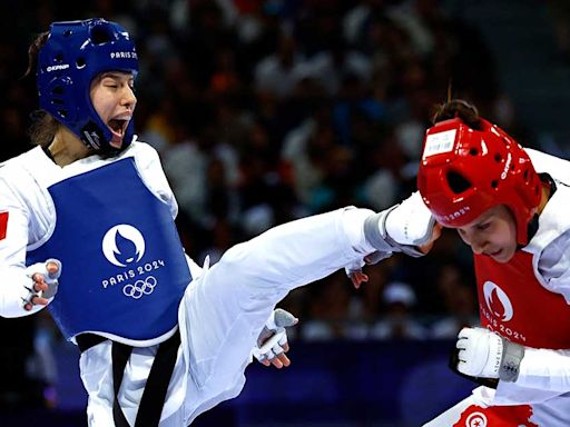 Daniela Souza sufre polémica eliminación en Taekwondo