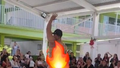 ¡HAY FOTO! Polémica por stripper en festejo del Día de las Madres en escuela del Edomex