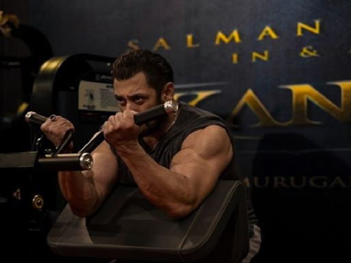 Sikandar: Salman Khan pumps iron to get a muscular body for AR Murugadoss’s upcoming actioner; see PIC