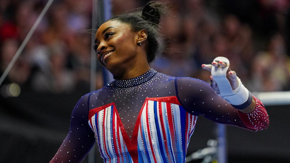 Simone Biles secures third trip to the Olympics after breezing to victory at US trials