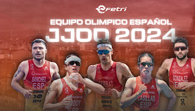El triatlón español anuncia a sus cinco representantes para los Juegos Olímpicos de París 2024