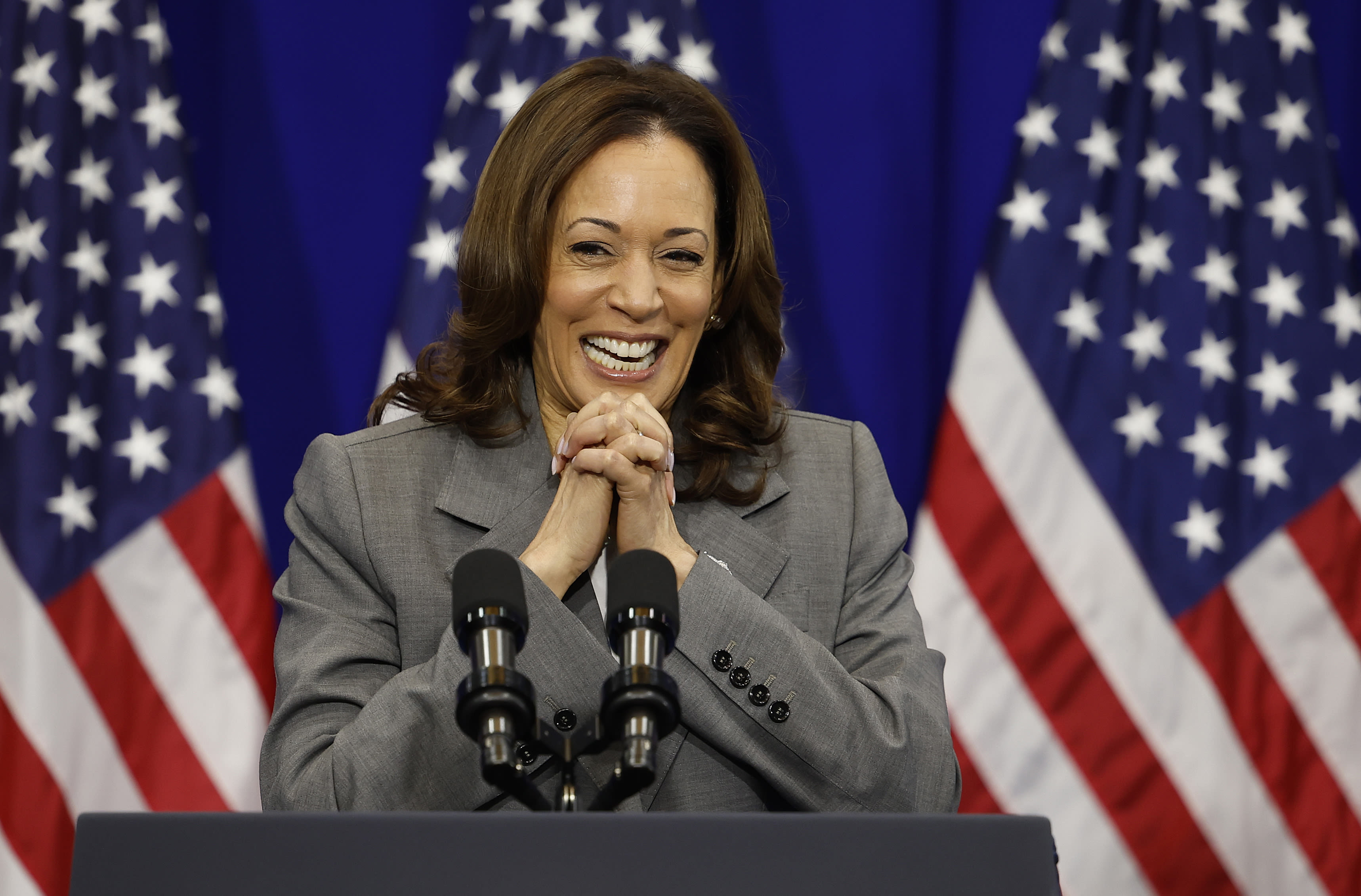 Kamala Harris scores poll boost to replace Joe Biden