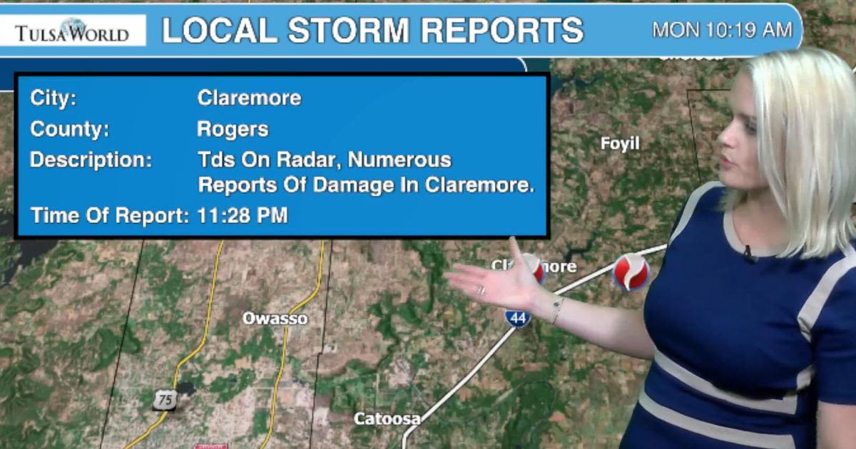 EF-2, EF-3 tornadoes confirmed in Claremore, Mayes County. Kirsten Lang reviews the surveys
