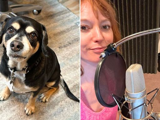 Alicia Witt credits rescue dog for calming her on and off stage