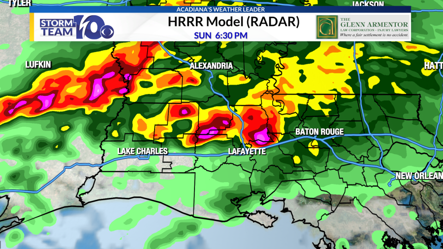 Nasty storms possible for Mother’s Day, heavy rain threat tomorrow and Monday