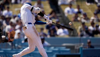 Shohei Ohtani hits 46th homer to tie career high on sweltering day at Dodger Stadium